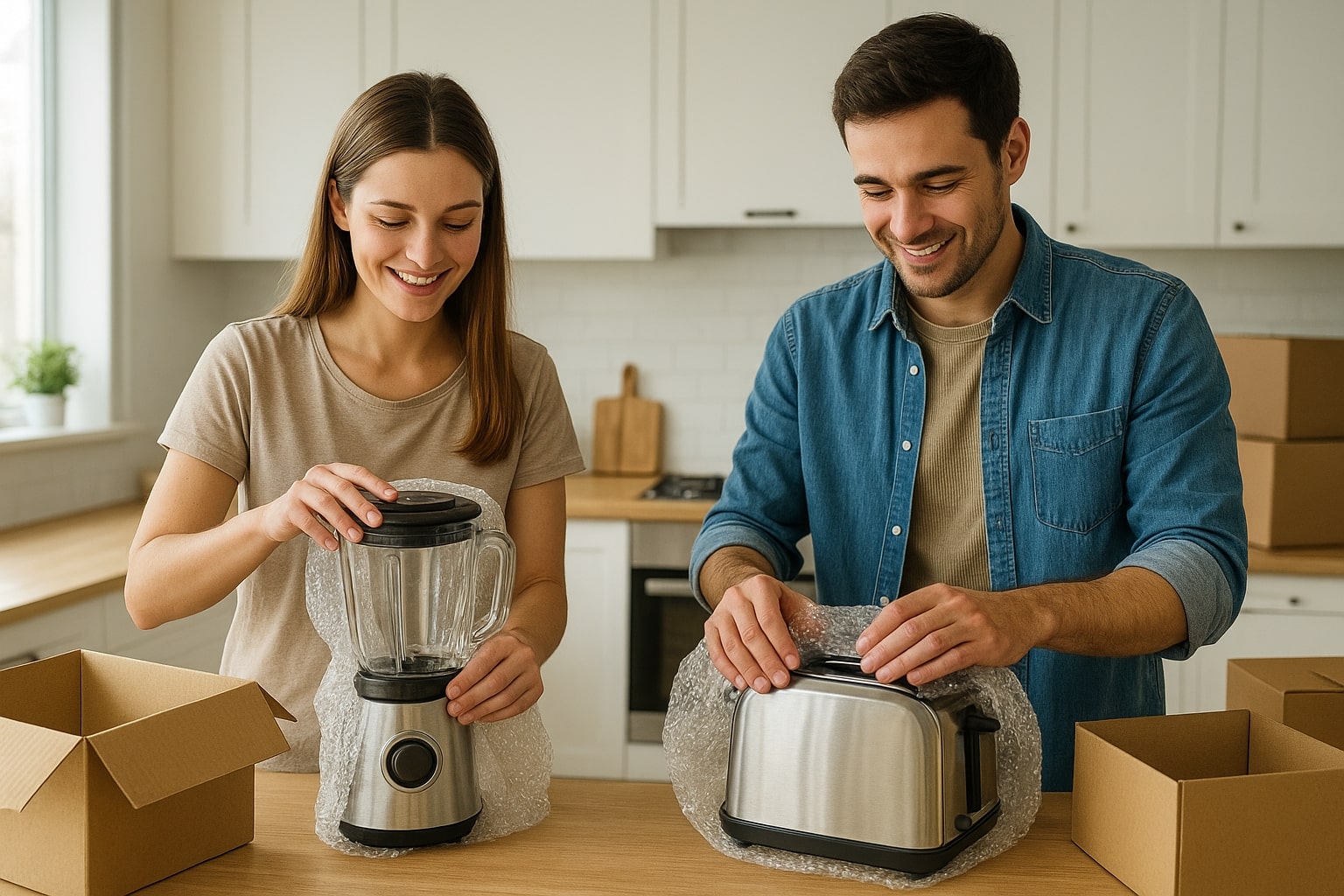 How to Pack Kitchen Appliances Safely for Moving Banner